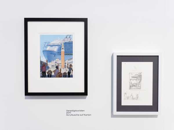 Gerhard Haderer, Schlossmuseum Linz 2026, Ausstellungsansicht, © Michael Maritsch