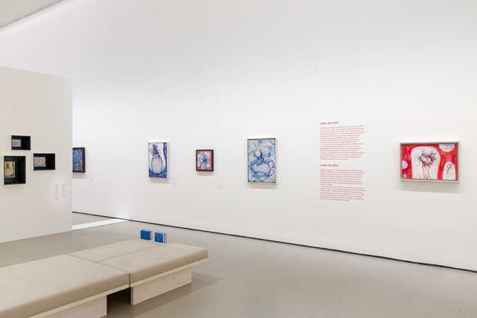 Ausstellungsansicht „Erna Rosenstein. Jenseits der Stille“, Unteres Belvedere, Foto: Johannes Stoll / Belvedere, Wien