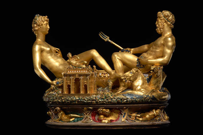 Die Saliera in der Kunstkammer © KHM-Museumsverband