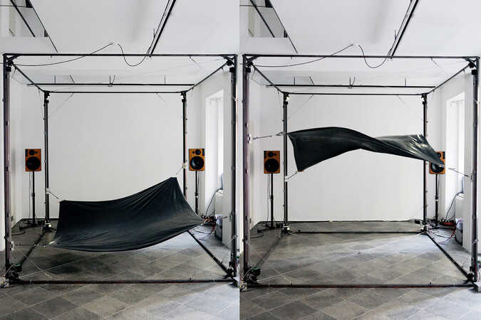 Leo Peschta / Paul Gründorfer, The Sea, installation, 2020. Foto © Martin Vesely