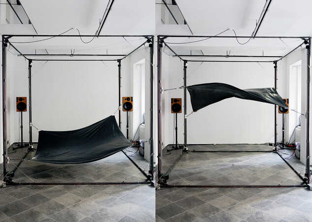 Leo Peschta / Paul Gründorfer, The Sea, installation, 2020. Foto © Martin Vesely