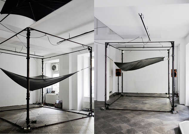 Leo Peschta / Paul Gründorfer, The Sea, installation, 2020. Foto © Martin Vesely